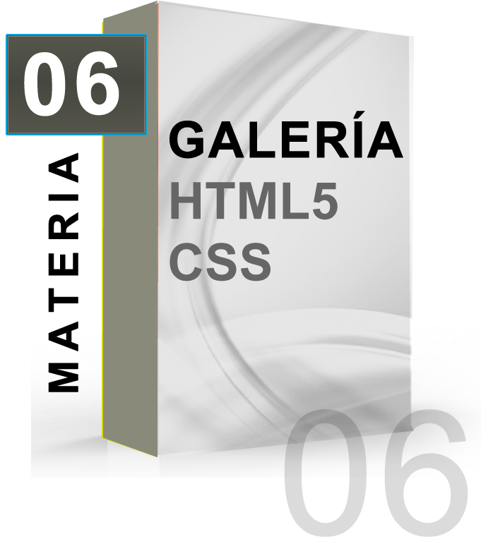 programación de galeria de imágenes en html5