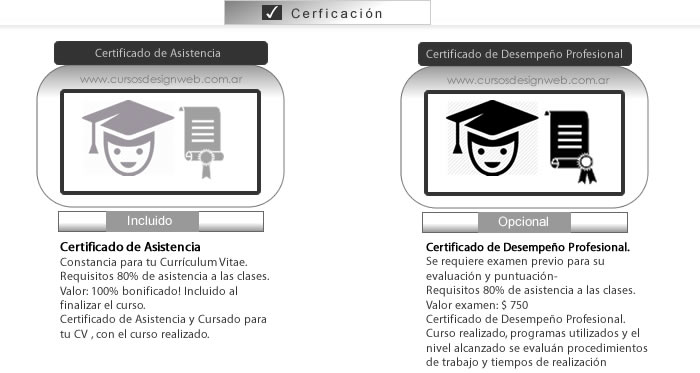 curso de diseño web certificado